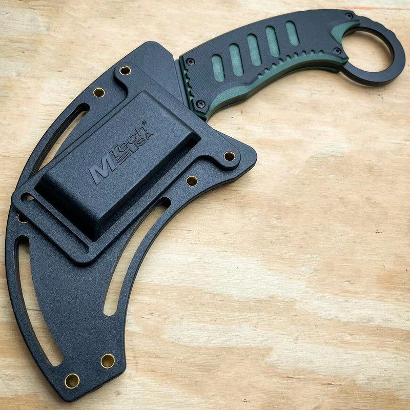 8" Military Tactical G10 Karambit - BLADE ADDICT