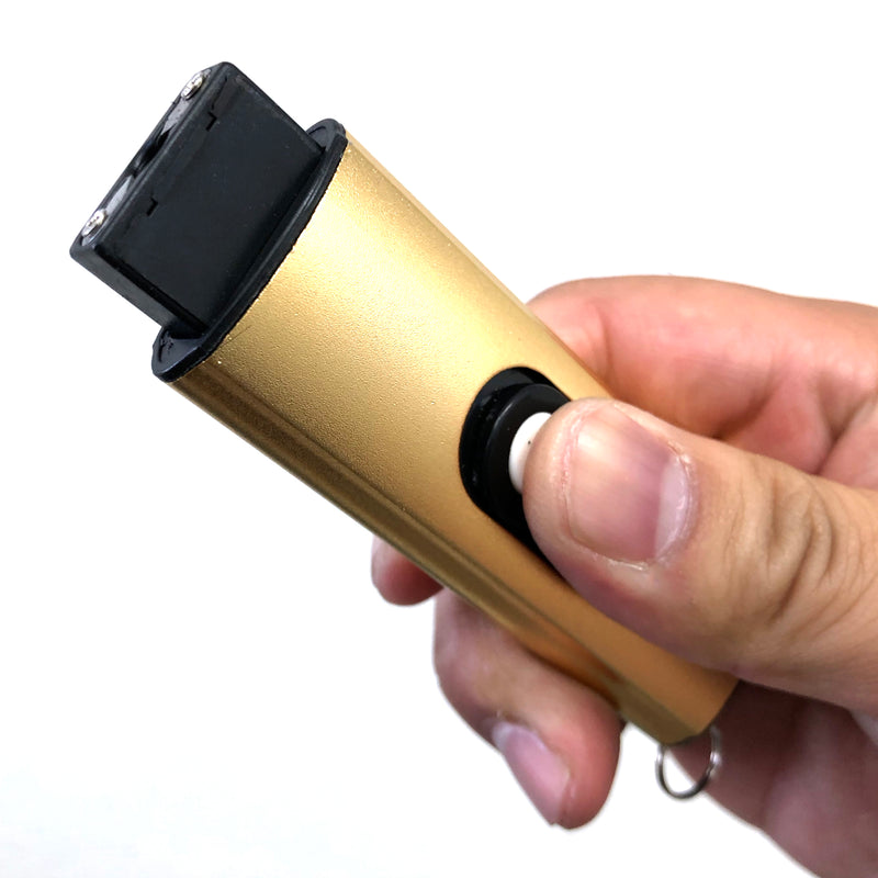 Mini USB Tactical Flashlight Stun Gun Keychain