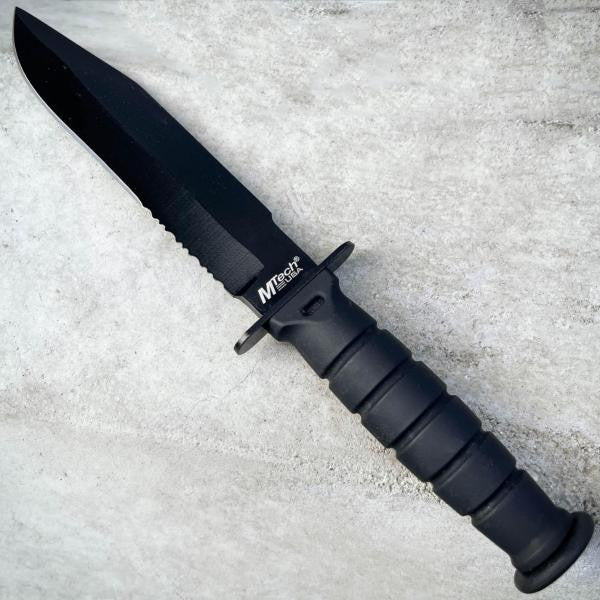 6" M-TECH USA Military Kabai Tactical Fixed Blade Combat Neck Knife w/ Sheath - BLADE ADDICT