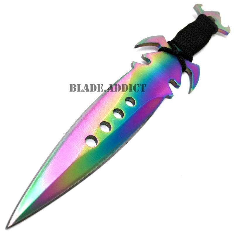3PC 9 NINJA Kunai THROWING KNIFE Blade SET - MEGAKNIFE