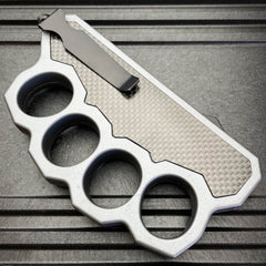 Grey Knuckle Head Carbon Fiber OTF - BLADE ADDICT