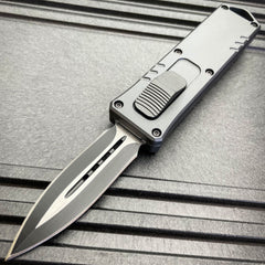 Exocel Dagger OTF Automatic Knife Grey - BLADE ADDICT