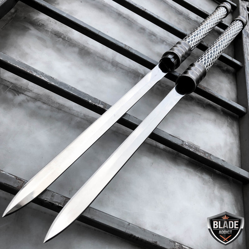 25" NINJA SAMURAI Dual Blade TWIN Concealed Sword