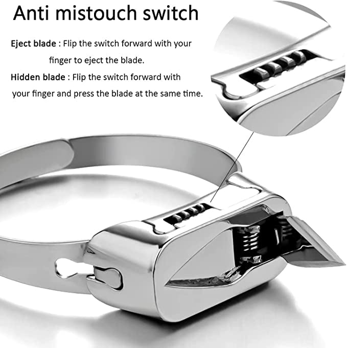 Metal Self Defense Ring Knife - BLADE ADDICT