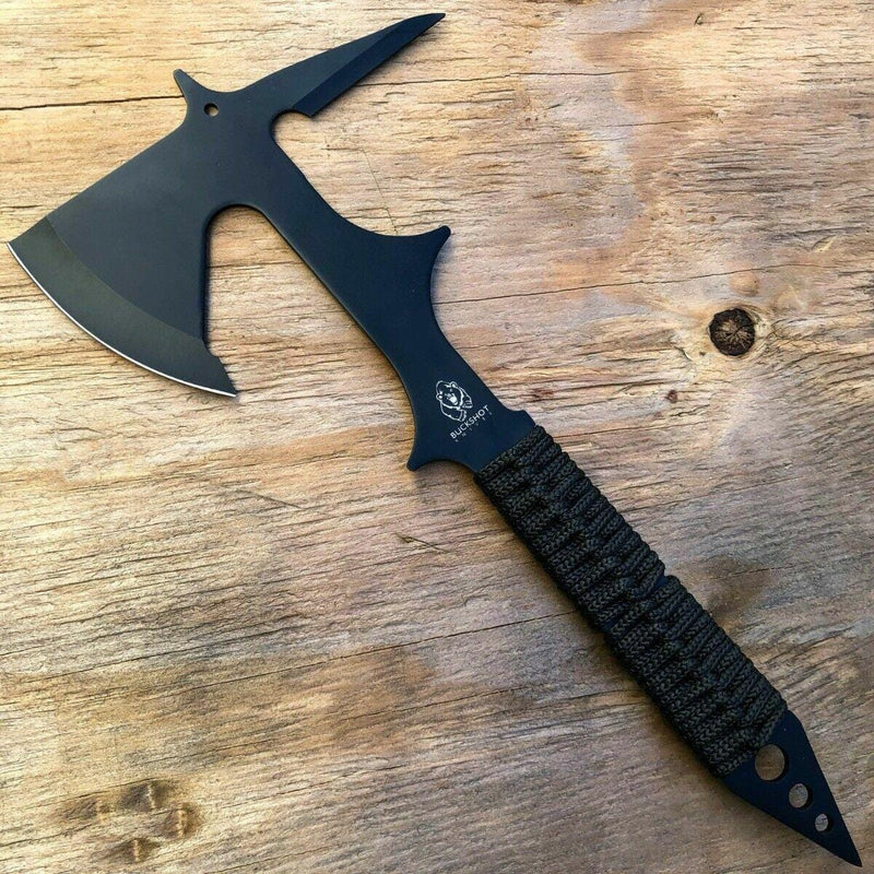 15" Buckshot Tomahawk Throwing Axe - BLADE ADDICT