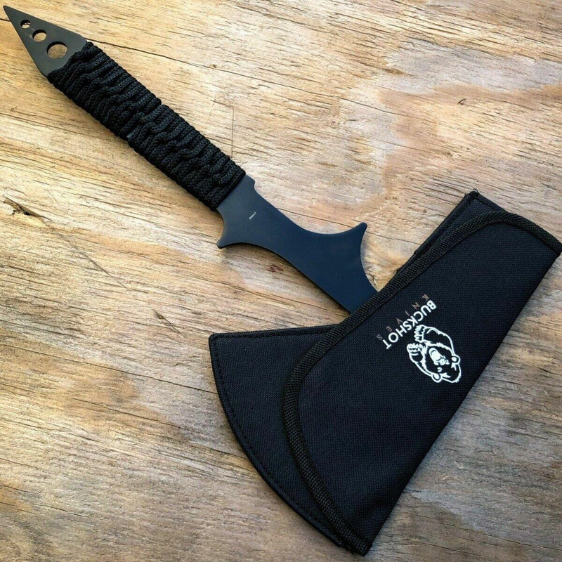 15" Buckshot Tomahawk Throwing Axe - BLADE ADDICT