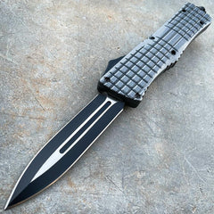 Matrix OTF Series Grey - Double Sided Blade - BLADE ADDICT