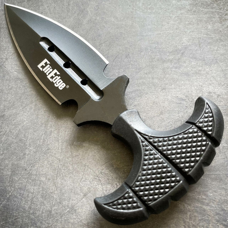 Military Push Dagger w/ Sheath - BLADE ADDICT