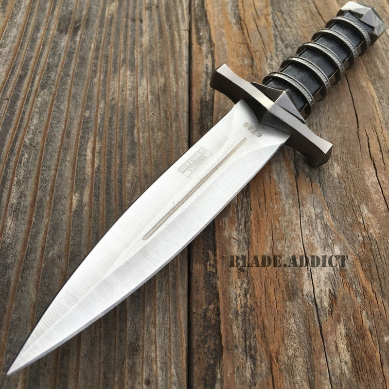 11" Dark Assassin Medieval Short Dagger w/ Sheath