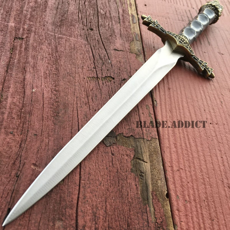 13.5" MEDIEVAL ORNATE KING ARTHUR Historical Short Sword Dagger