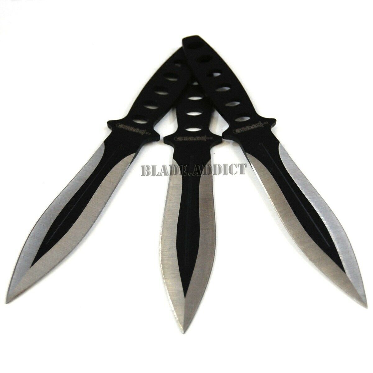 3 PC 6.5 Tactical Ninja Hunting Combat Kunai Throwing Knife + Sheath -  MEGAKNIFE