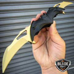 Dark Knight Batman Batarang Dual Blade Spring Assisted Pocket Knife