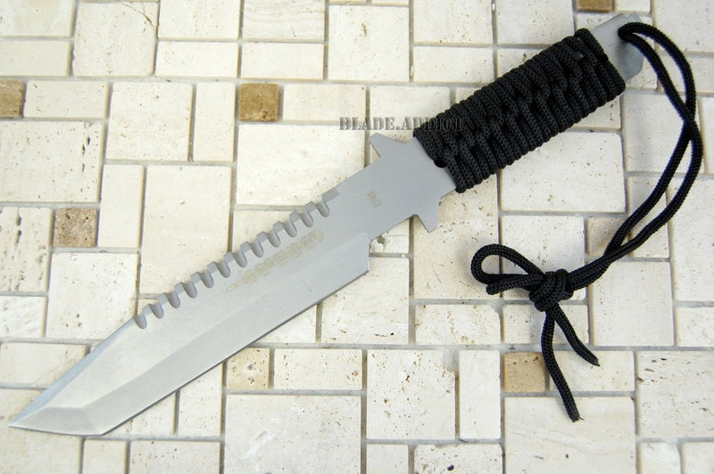 11" Hunting Camping Survival Knife w/ Firestarter