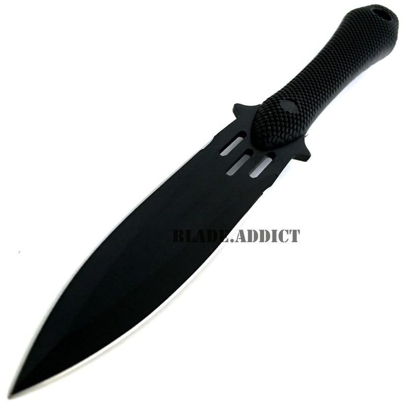 3PC 7.5" Ninja Tactical Naruto Kunai Throwing Knife w/ Sheath